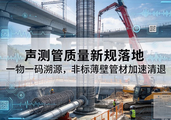 醴陵声测管质量新规落地，一物一码溯源，非标薄壁管材加速清退