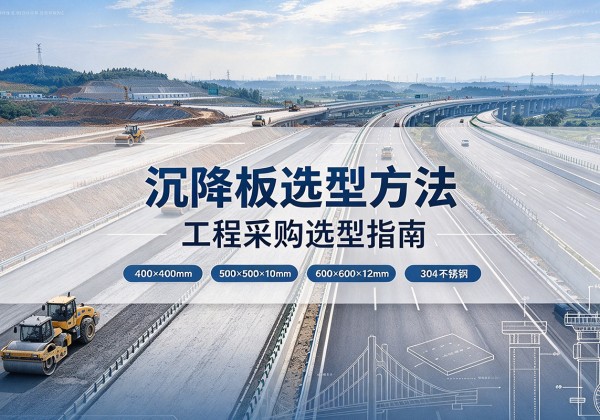 醴陵沉降板选择方法
